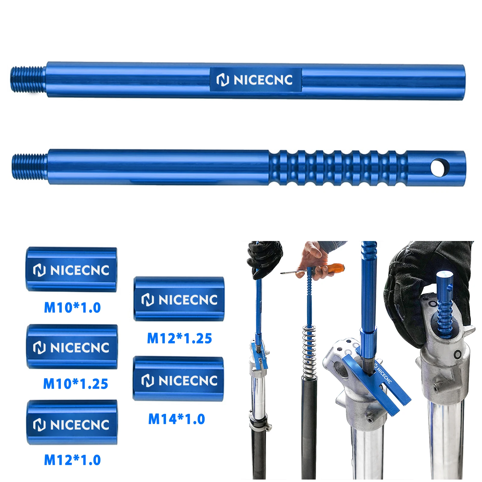 

Universal Motorcycle Suspension Fork Bleeding Tool for Honda Yamaha Suzuki Kawasaki KTM SX XC EXC CRF MX Damper Rod DIY Repair