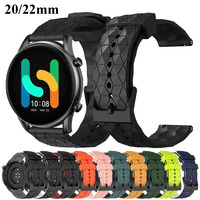 20mm 22mm Silicone Strap For Haylou Watch 2 Pro Solar 5/GS GST Lite/RT2 3/RS4 RS4 Plus Sport Band For Haylou Watch RS5 R8 S8 S6