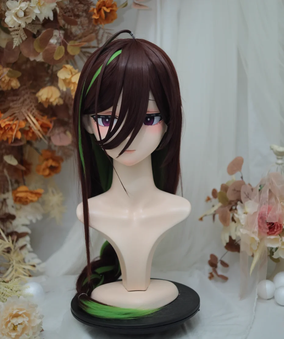 

(NFD-20-47)Customize Full Head With Lock Crossdress Doll Female/Girl Japanese Anime Cartoon Character Kig Cosplay Kigurumi Mask