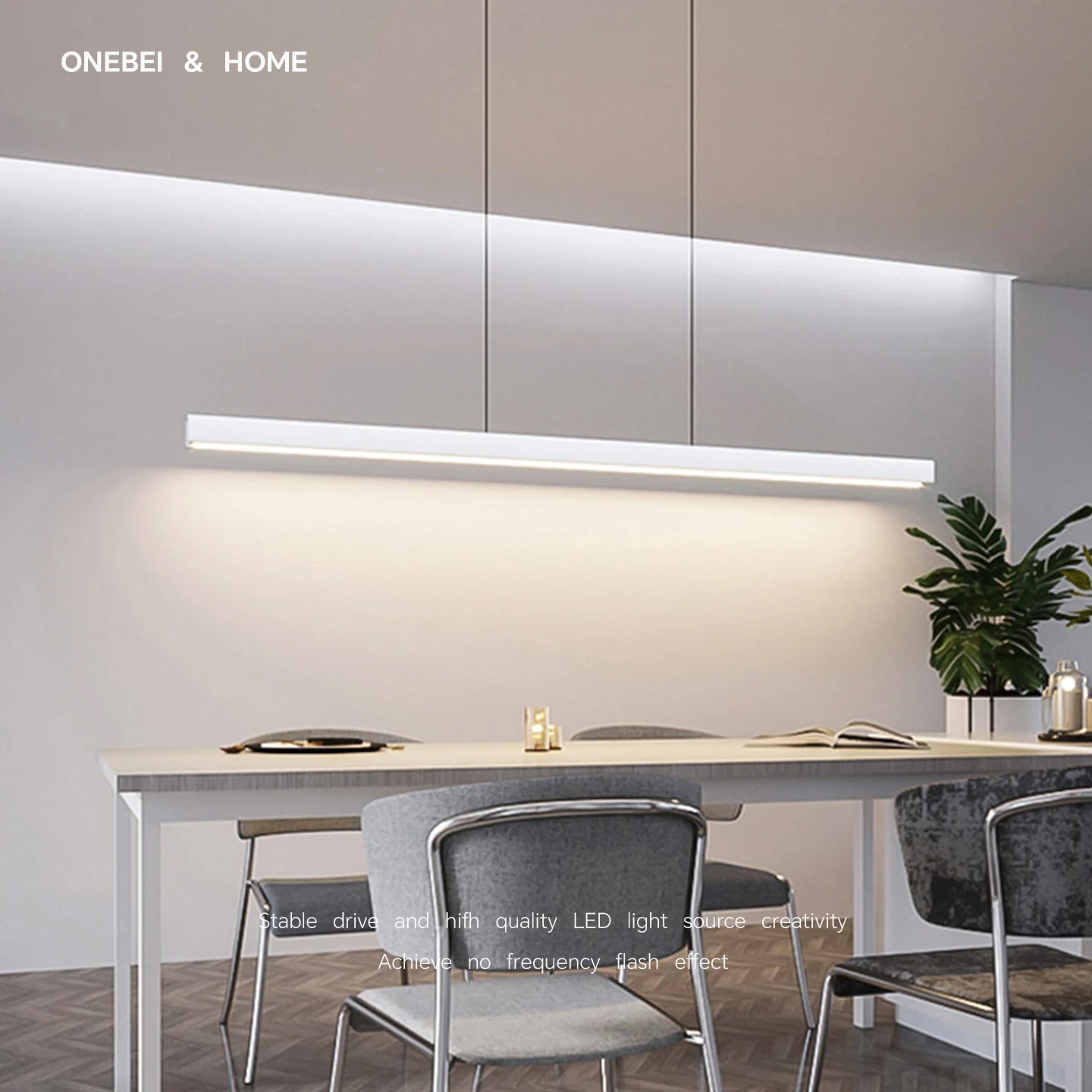 

Modern LED Long Line Pendant Light Dimmable For Dining Kitchen Living Room Home Decoration Lighting Fixtures