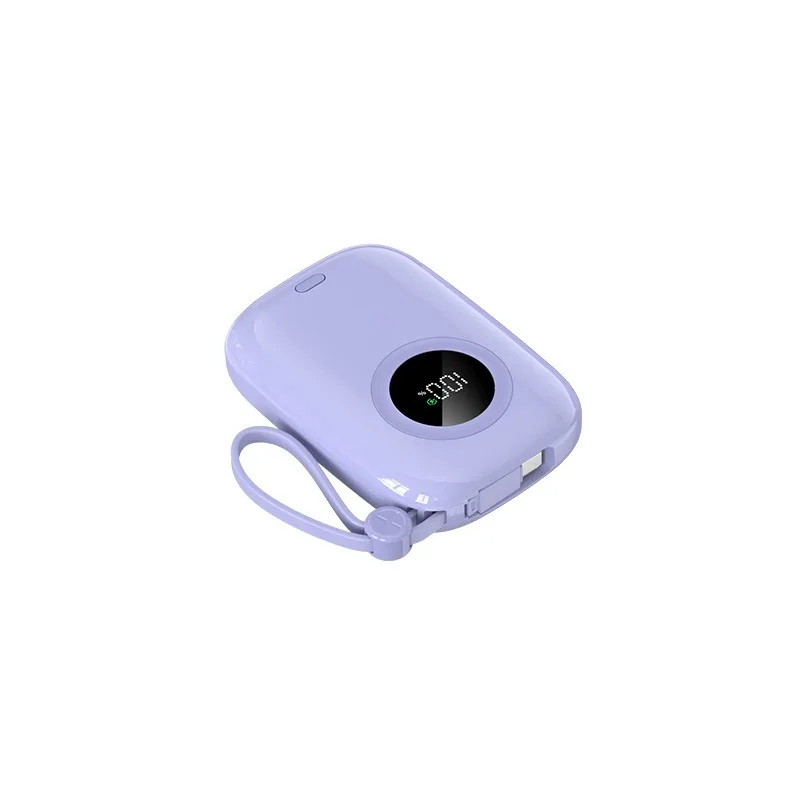 Портативное мини-зарядное устройство с цифровым дисплеем и быстрой зарядкой 22,5 Вт для Power Bank 20000 мАч