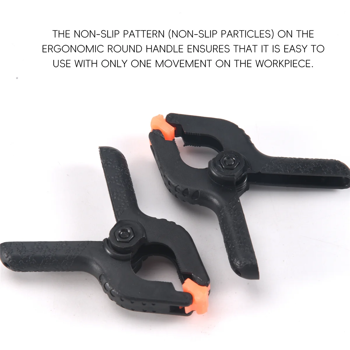 24X Spring Clamps, Plastic Glue Clamps for Universal Use in the Home, Workshop, Photography or Model Making