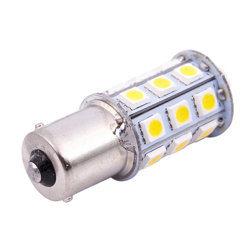 20 X Warm White 27 SMD LED 1156 1141 1003 RV Camper Trailer Interior Light Bulbs