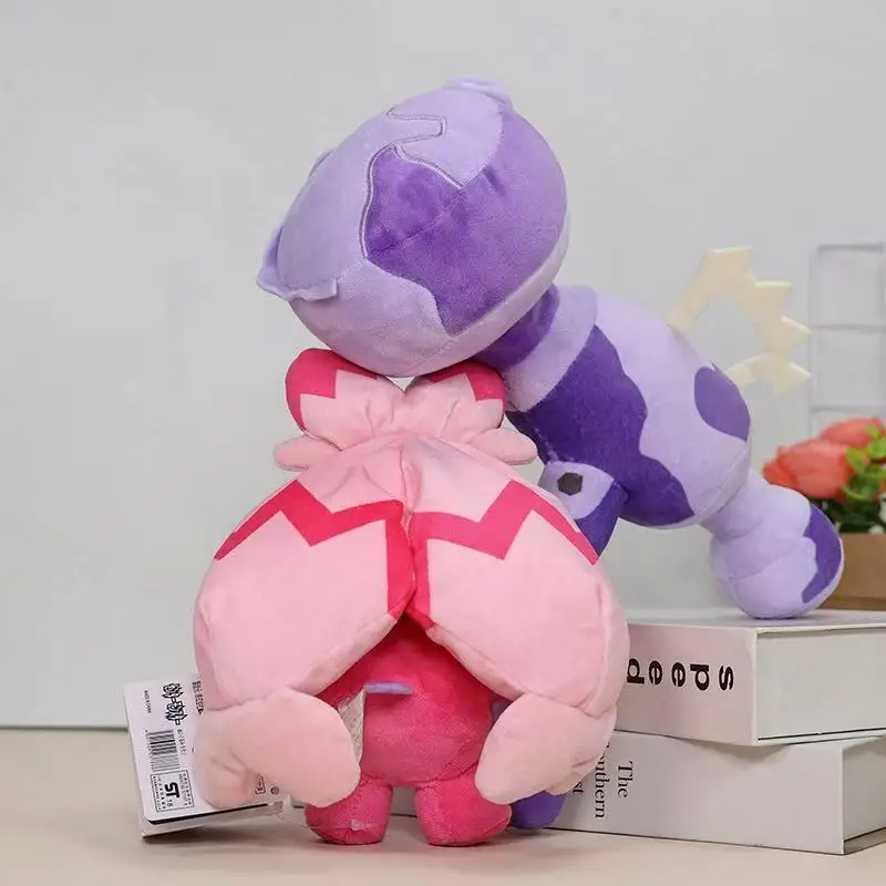 11 polegadas nova boneca de pelúcia tinkaton pokémon-brinquedo de pelúcia de fada de martelo gigante, gen 9 escarlate violeta paldea figura colecionável com corte