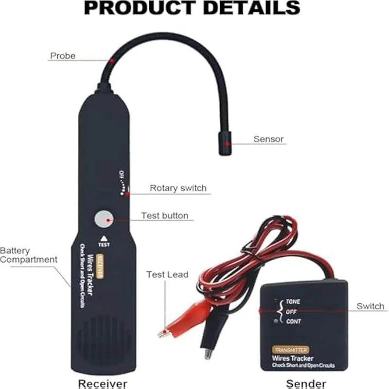 A61Z صفقات السيارات الكهربائية المفتوحة تستر السيارات الكهربائية المفتوحة والقصيرة مكتشف جهاز فحص الدائرة الكهربائية تحديد دائرة قصيرة Andopen #6