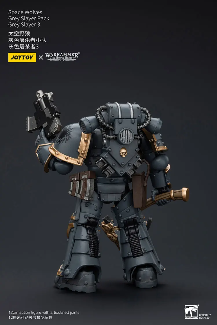 

JOYTOY Warhammer "The Horus Heresy" Space Wolves Grey Slayer Pack Grey Slayer3 Action Figures Doll Decoration Collection Gift