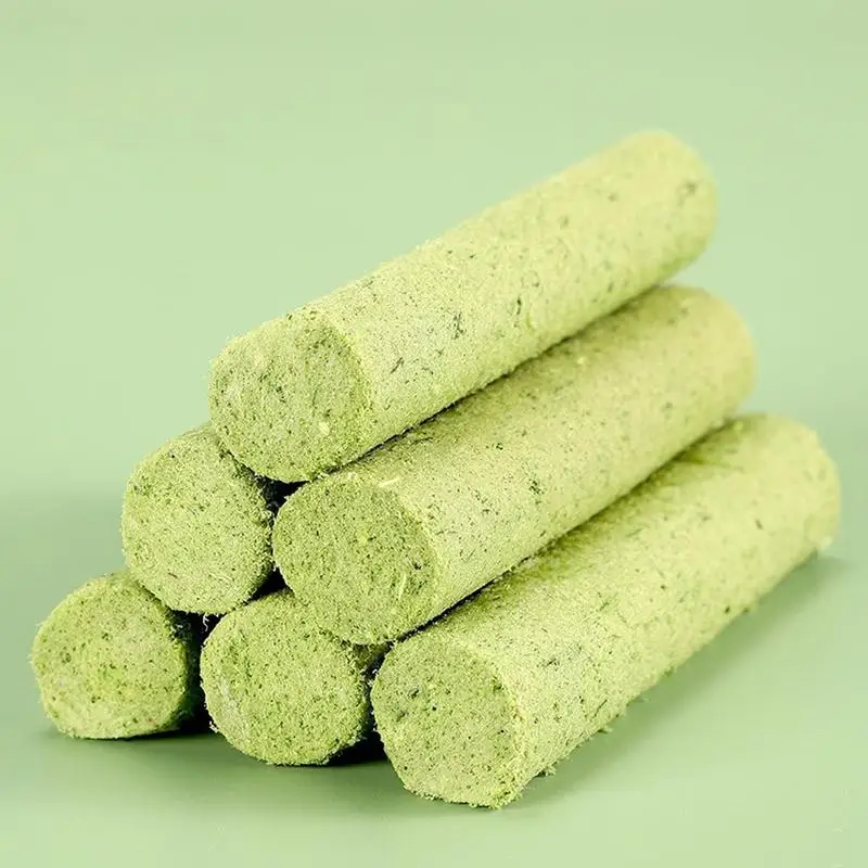 Cat Grass Teeth Grinding Stick Cat Grass Sticks Pet Snacks Hairball Removal Teeth Cleaning Cat Grass Stick for Kitten Teeth Care