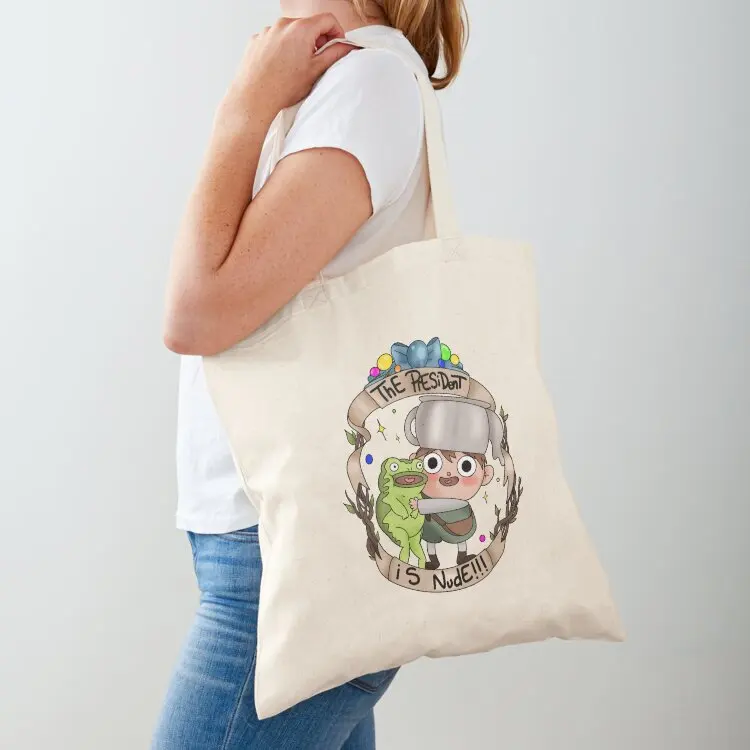 

The President Is Nude! Tote Bag Big bag shopper bag women canvas Women bags ecological bags