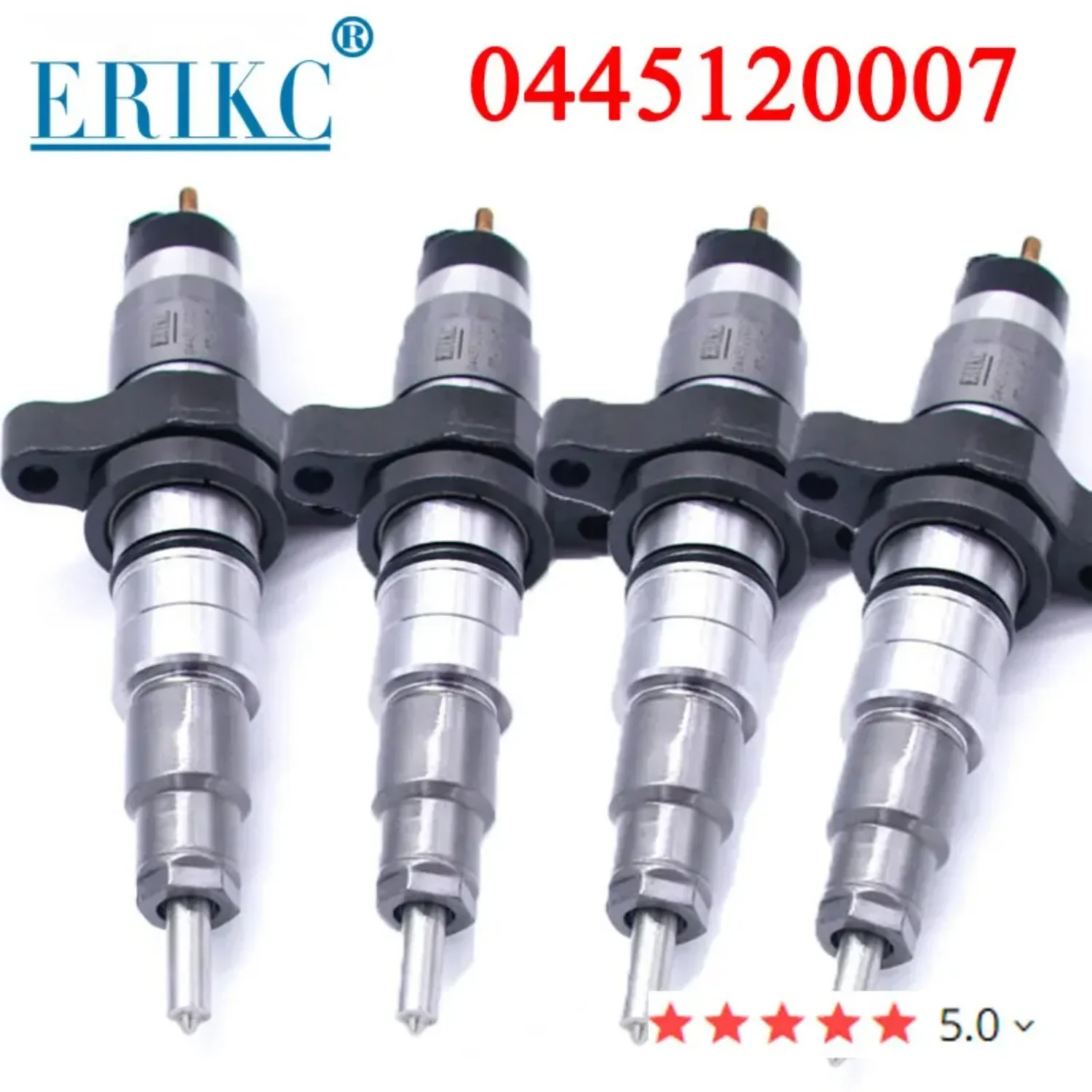 4 unidades 0445120007 0986435508 nuevo inyector de combustible diésel para Agrale-Deutz MA 12,0 e-tona Cummins Ford IVECO 0 445 120 007