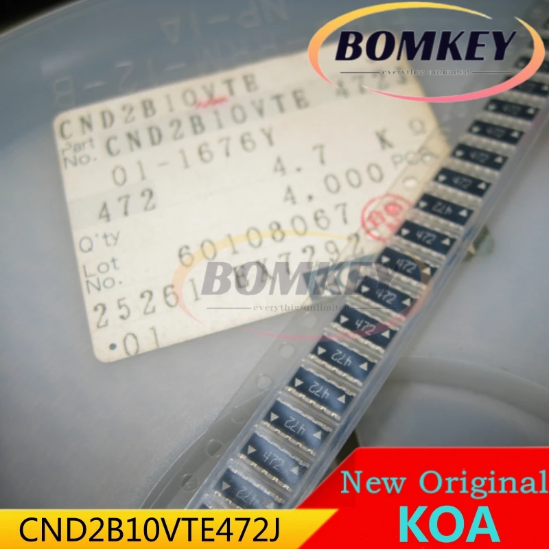 Resistores de rede de filme espesso, 10P8R 4,7 K 2512 5% CND2B10VTE472J KOA SMD, novo, original, 20 peças por lote