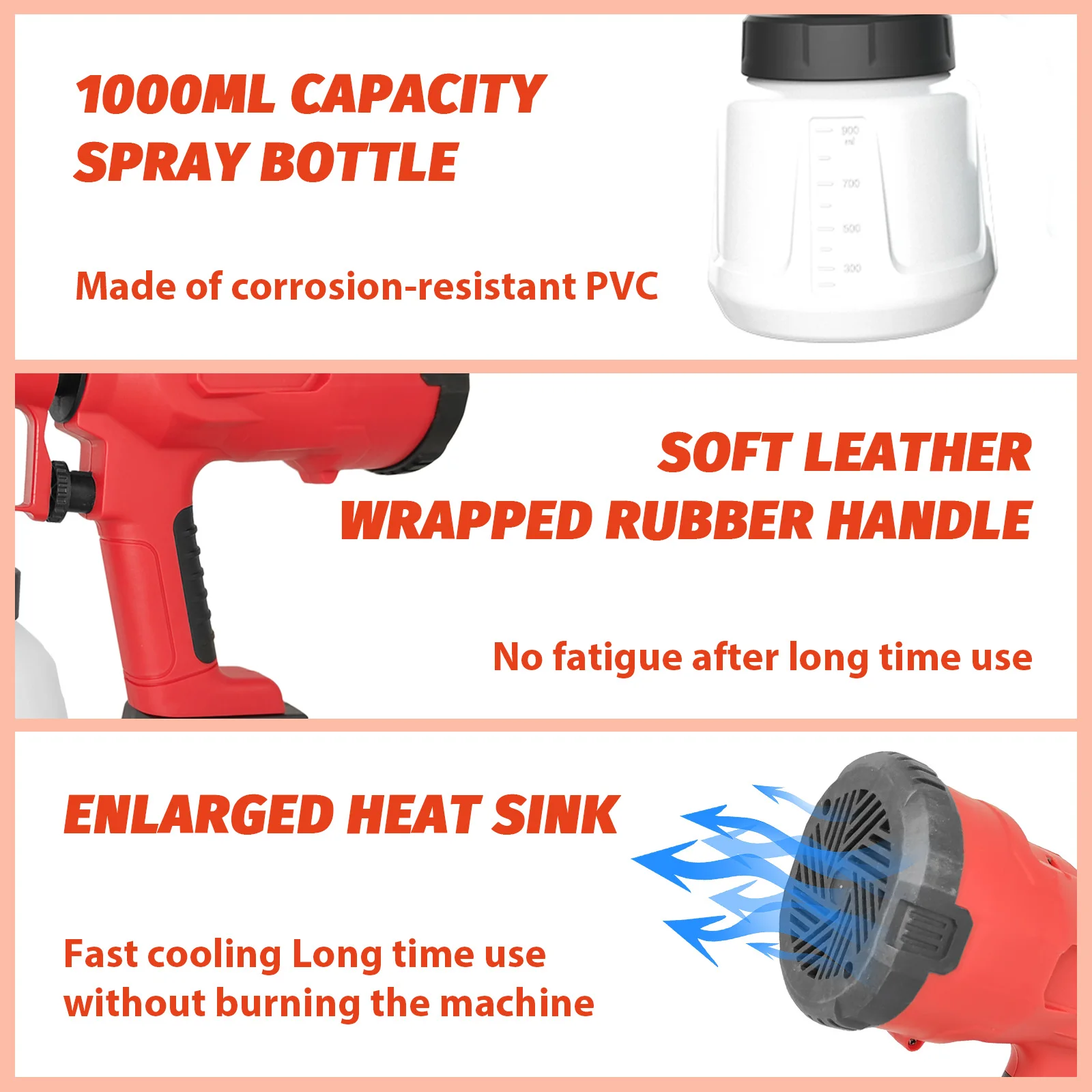 Cordless HVLP Paint Sprayer Compatible with Milwaukee Battery