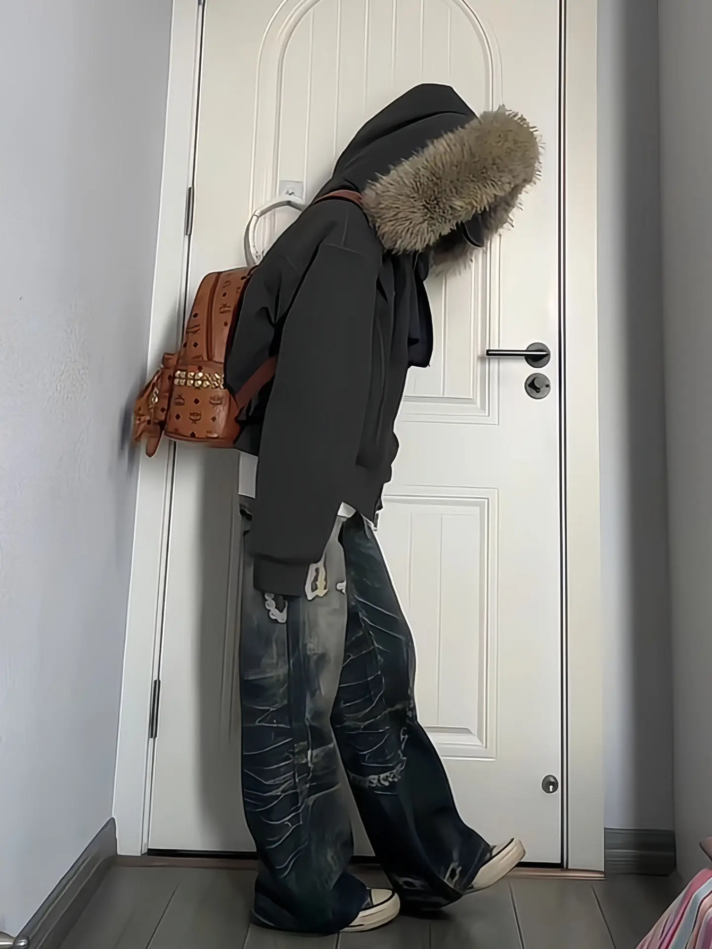 

Парка женская оверсайз зимняя водоотталкивающая ветрозащитная средней длины для активного отдыха с капюшоном, повседневная, модная, с сетчатым узором