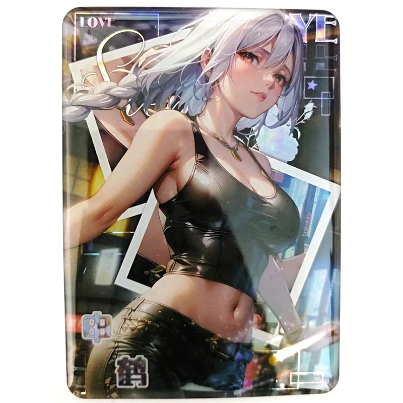 Dea storia Genshin Impact Anime Yae Miko Kamisato Ayaka personaggi dei cartoni animati collezione abbronzante flash card regalo di natale