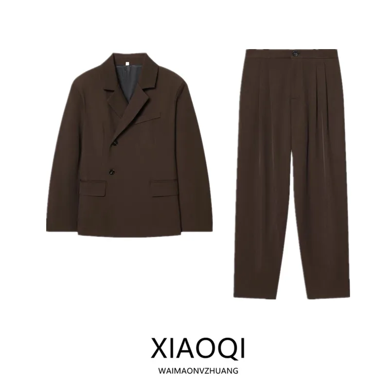 

Весна 2026: Новинка! Женский повседневный двубортный пиджак с длинным рукавом. Универсальная модная верхняя одежда для делового стиля.