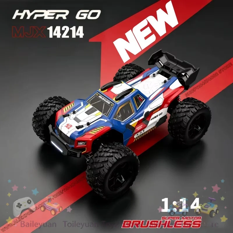 Picture 4: Mjx Remote Control Monster Truck 1：14 Scale 14212 Dual Body Shells Alloy Chassis High Speed Off Road Racing Car For Adult