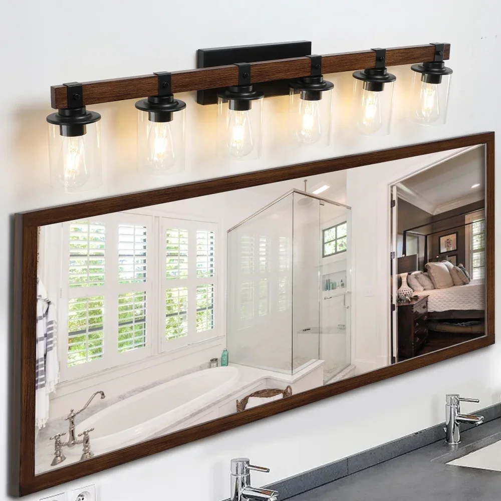 Luci da parete Lightess 6Light bagno Vanity Light per applique da parete a specchio illuminazione per lampadine da corridoio non inclusa luce da cucina