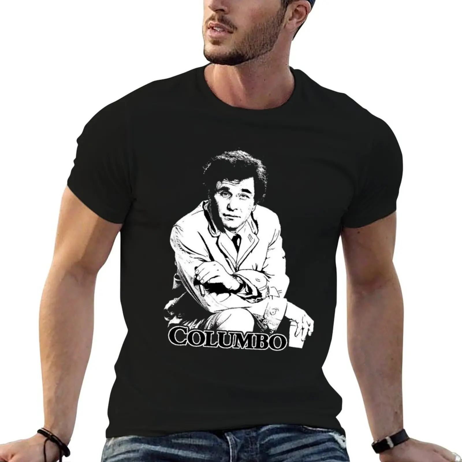 columbo T-Shirt man t shirt luxury t shirt man plain cotton t shirt pack T-Shirt
