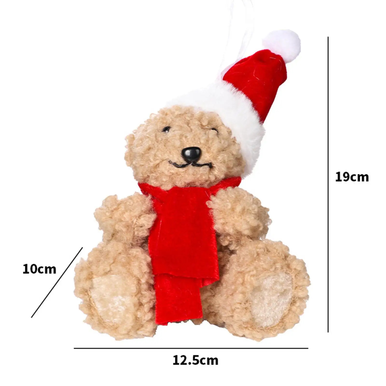 Peluche orso bambola ornamento per la casa regalo decorazione natalizia orso di natale peluche per divano bambini panca per le vacanze fidanzata