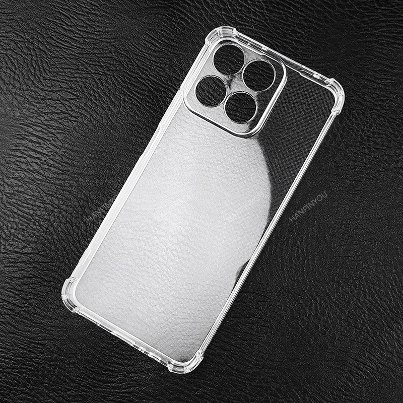 For Honor Play 60 Play60 Plus 5G Slim Soft TPU Silicone Transparent Case Shockproof Back Cover