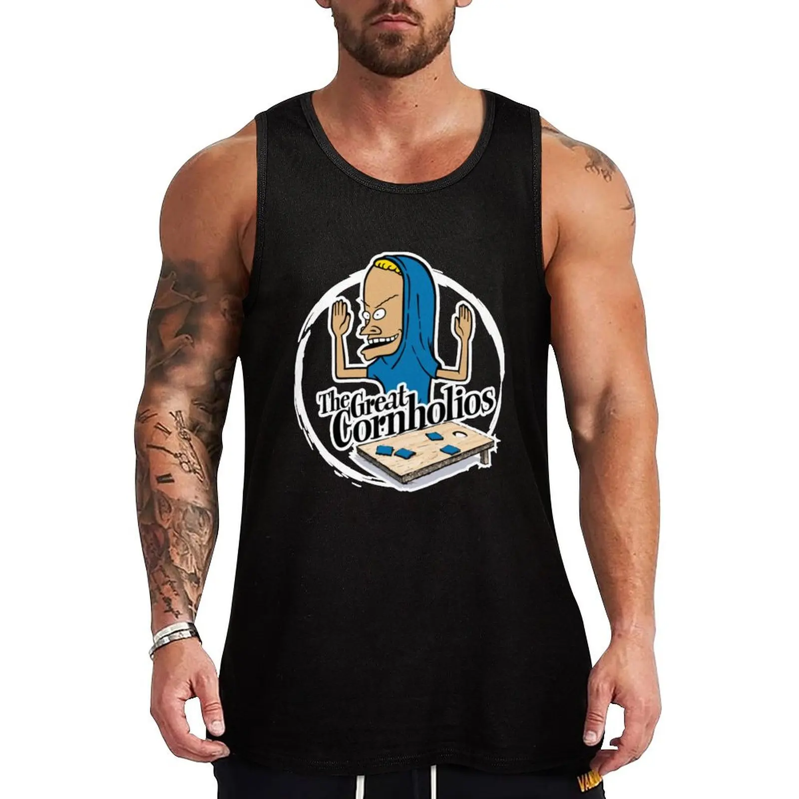 

cornholio Beavi.And Buttheads Tank Top Daily Work Tank Top Utility Casual Sleeveless Top