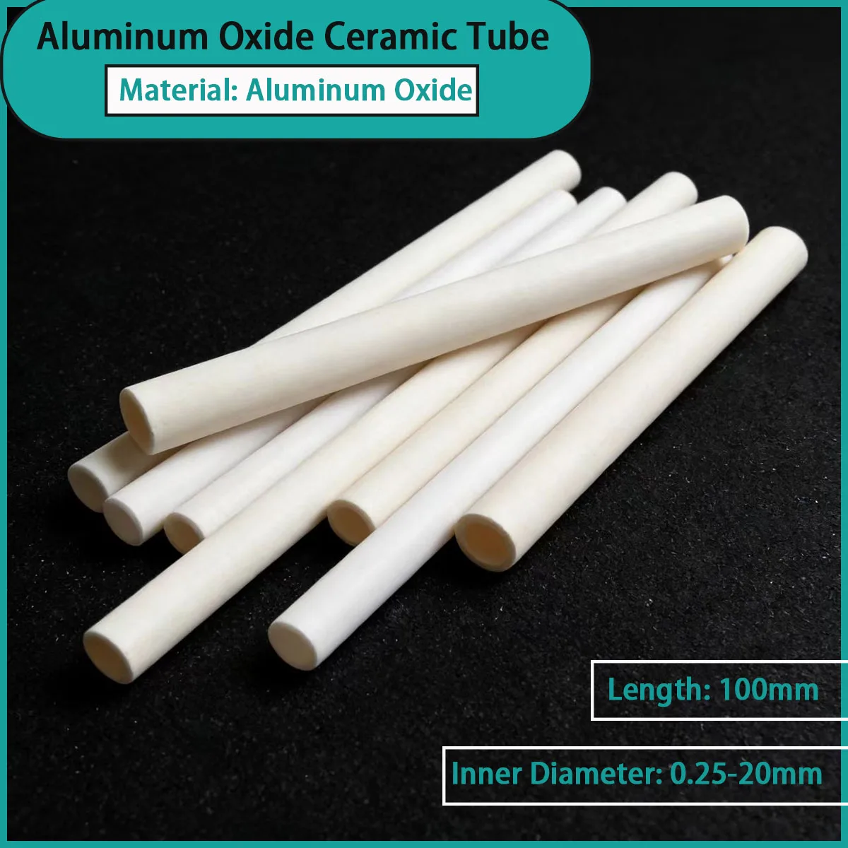 Inner Diameter: 0.25-20mm Alumina Ceramic Tube Applied in Chemical, Electronic, Environmental Protection, Metallurgy, Etc
