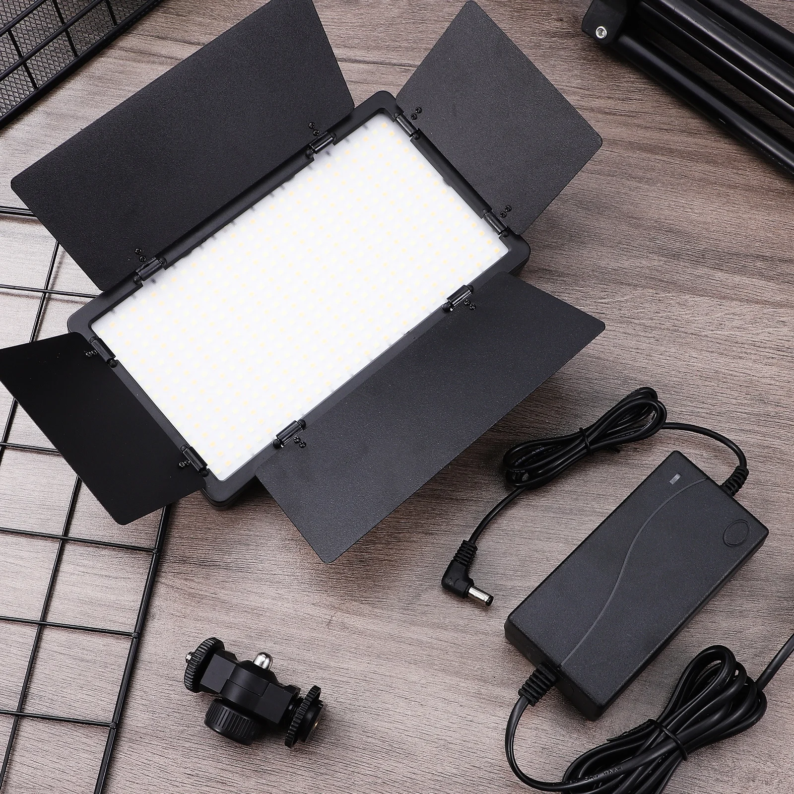 

Adjustable Led Light Panel For Photography Video Recording Barn Doors Rechargeable Flat Lighting Kit Portable Photo Light