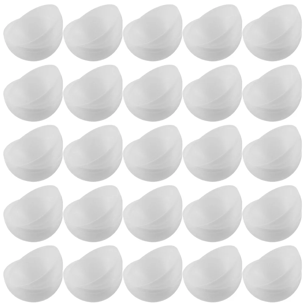 40 Pcs Lottery Ball White Raffle Balls Lightweight Number Entertainment Game Pvc Openable