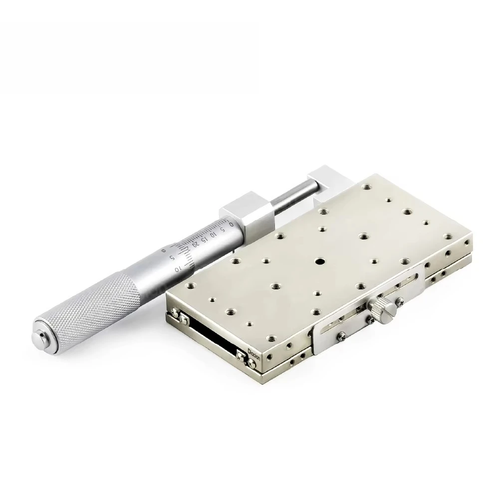 High Precision  MBLX40/ MBLX60 Manual Stage Long Stroke Micrometer Slide Table Stainless Steel Linear Ball Guide Blocks