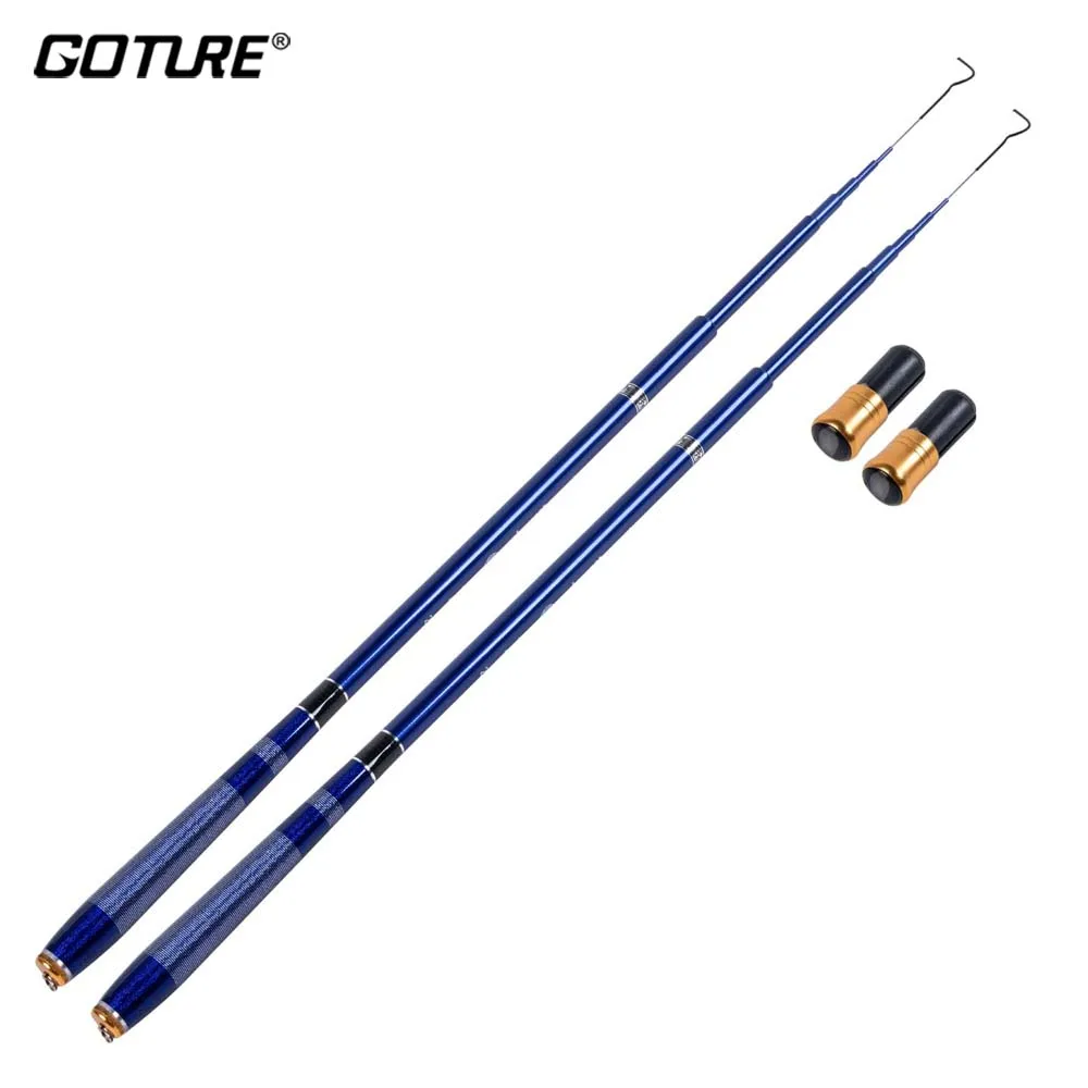 

Goture Portable Travel Ultralight Telescopic Stream Fishing Rod 1.5m 1.8m 2.1m 2.4m 2.7m 3.0m 3.3m 3.6m Hand Fishing Rods