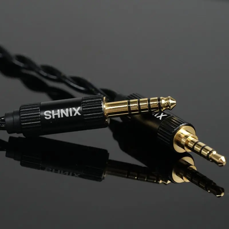 XINHS-124 4,4 mm symmetrisches auf 3,5 mm symmetrisches Audio-Verlängerungskabel mit 2-Meter-Adapter, geeignet für Audeze MM-100, Hifiman HE R9 – Detail 7