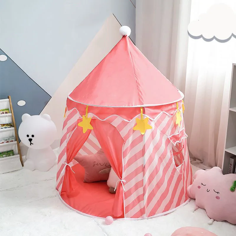 Children Tent Game House Indoor Baby Game Portable Princess Castle Play House Toy Teepee Mongolian Birthday Tent Baby Gifts