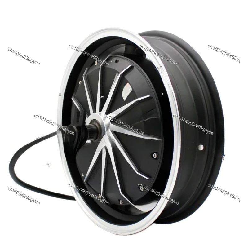 14-inch Brushless DC Hub Motor 60V72V96V4KW Drive Is Suitable For Small Electric Motorcycles