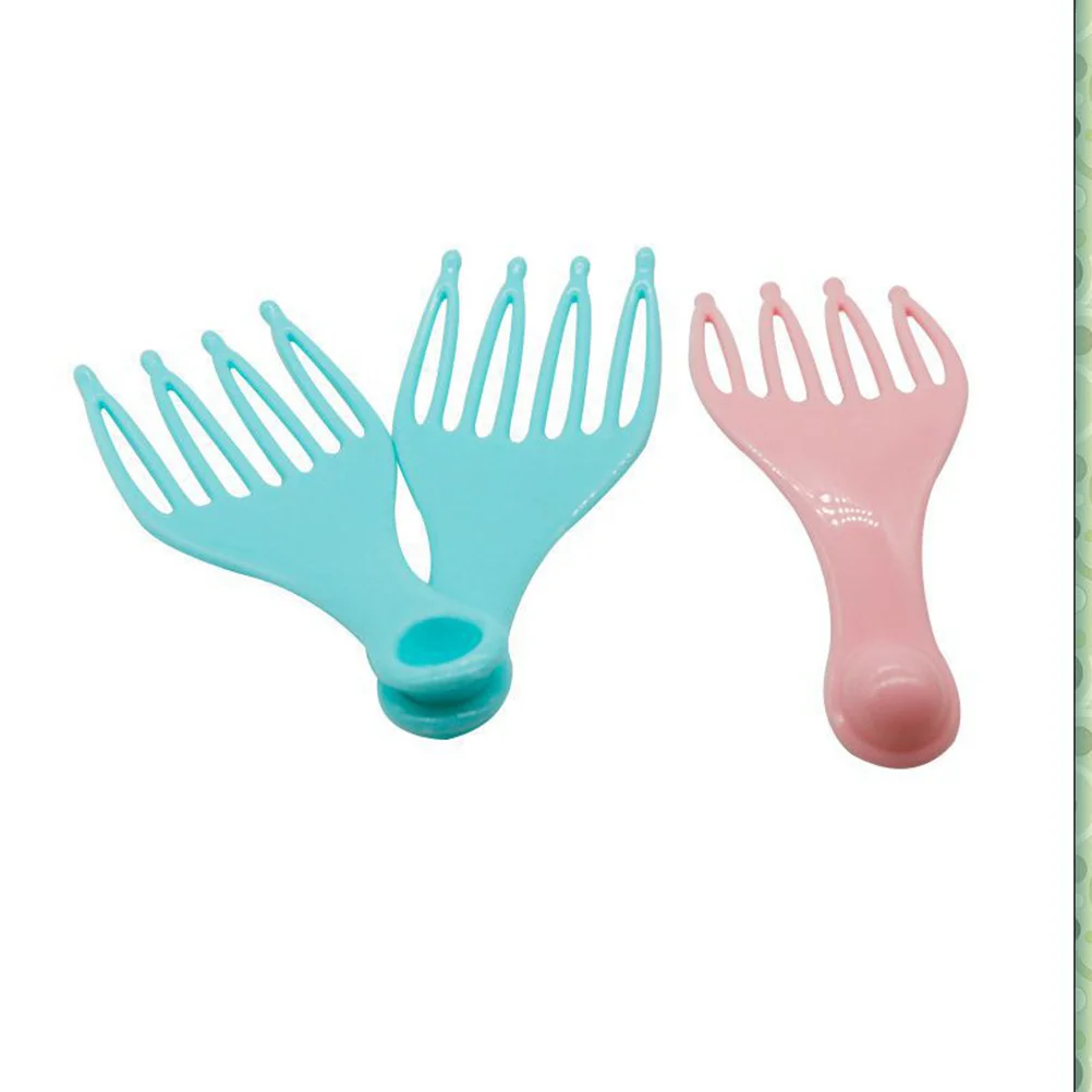 

2Pcs Four Claws Head Massager Portable Manual Scratch Grabber Handheld Massage Tool for Relaxation Home Office Travel Pink