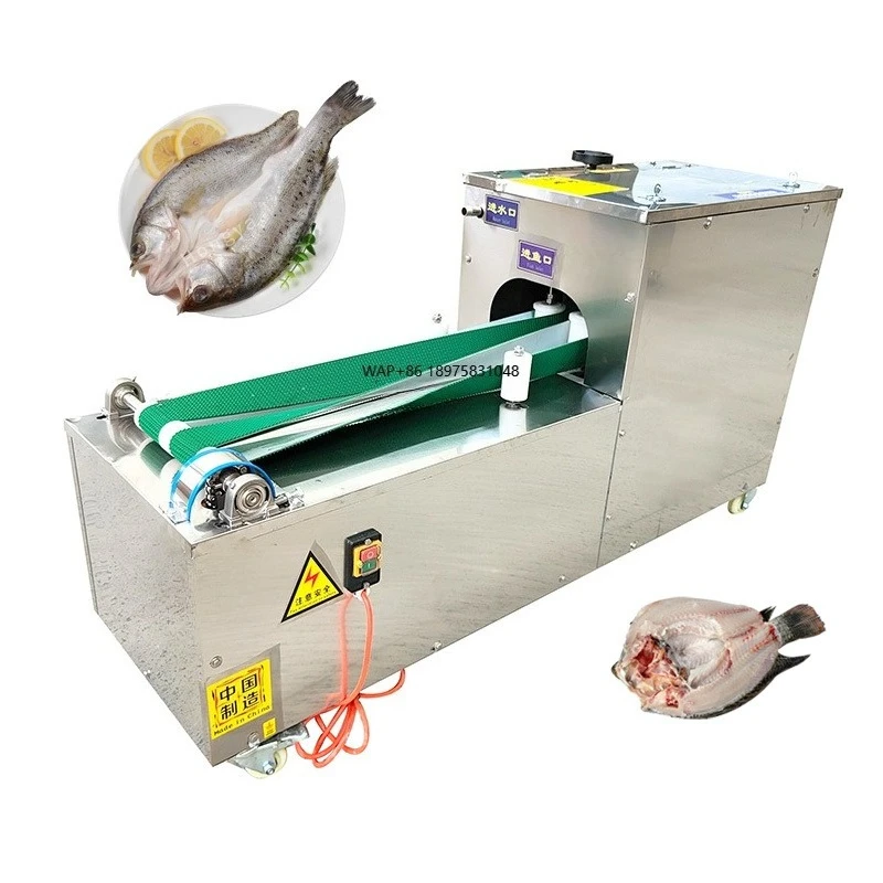 

Automatic small fish yellow croaker fish machine big fish back opening machine
