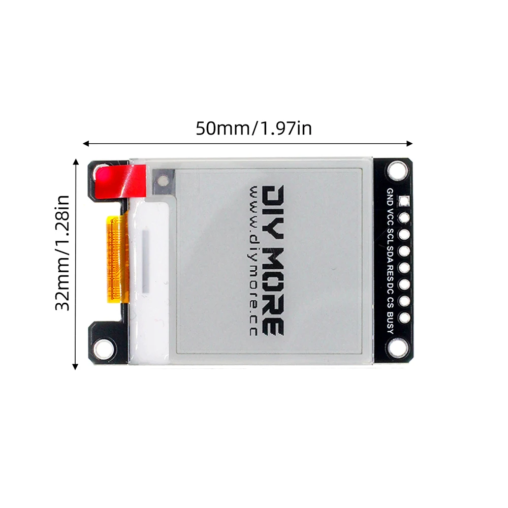1,54 Zoll E-Paper-Display SPI-Schnittstelle Ultra-Niedriger Stromverbrauch für Smart-Home-Regaletiketten Hoher Kontrast SSD1680 Treiberchip – Detail 12