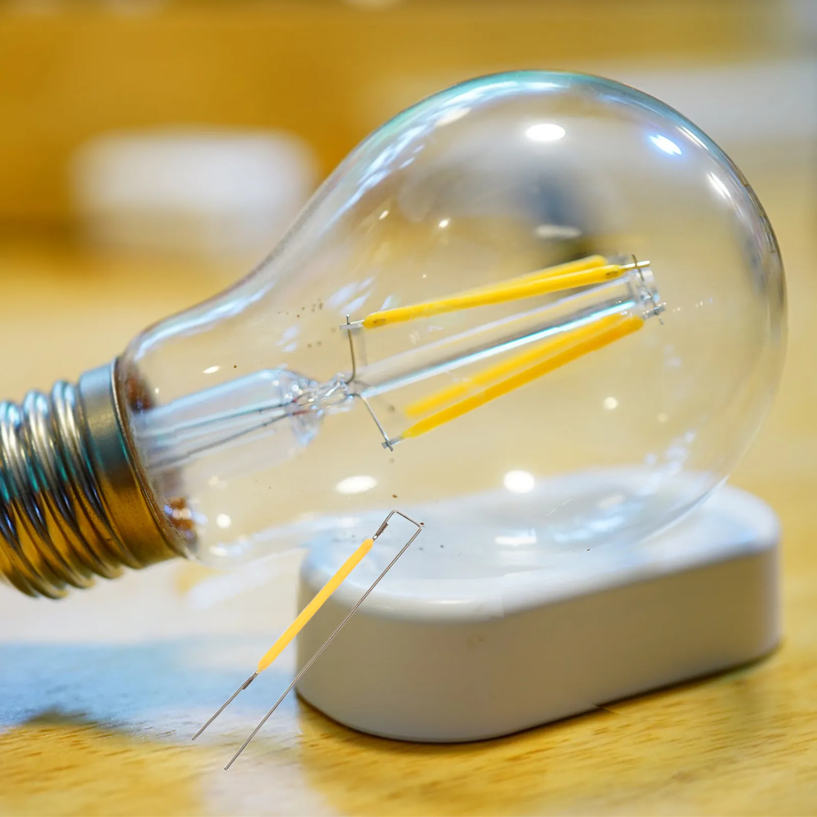 10Pcs Camping LED Filament Wire Steel Replacement Lamp Filament Accessories Repair Part Retro Bulb Light Fixture Outdoor Wall