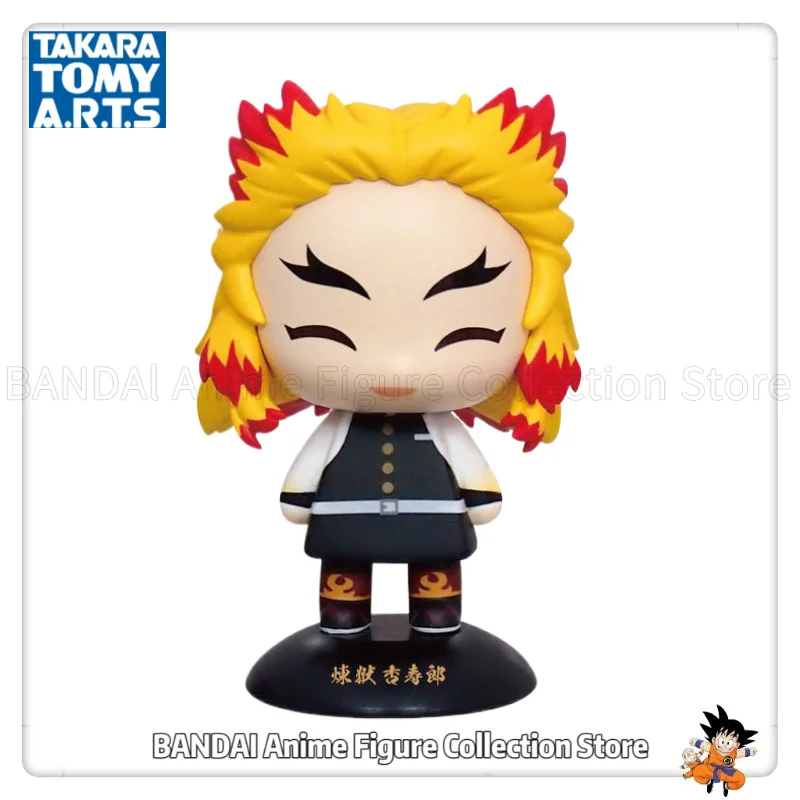 В наличии Оригинальная фигурка Max Limited Takara Tomy A.R.T.S YURAYURA HEAD Kimetsu No Yaiba Ренгоку Кёджуро с закрытыми глазами, улыбающаяся версия. Фигура
