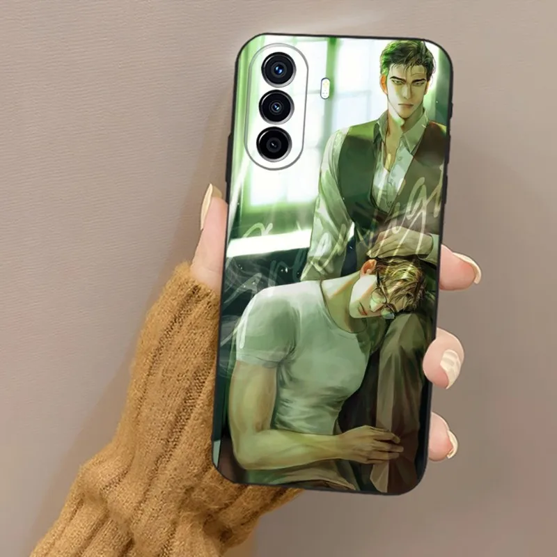 Sotto la custodia per telefono Greenlight Manhwa Funda per Huawei P30 P40 P50 P10 P20 Lite Mate 40 Pro Plus smart Z 6 7 5 Cover posteriore