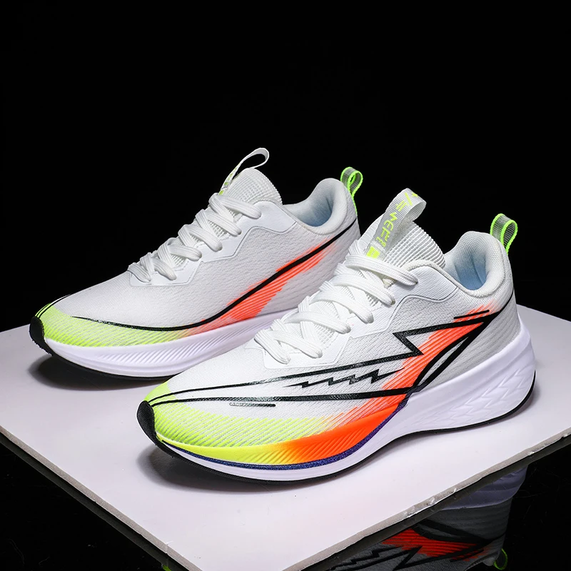 

Мужские кроссовки для бега с карбоновой пластиной, специализированные для марафона, дышащие, легкие, женские удобные нескользящие кроссовки для отдыха