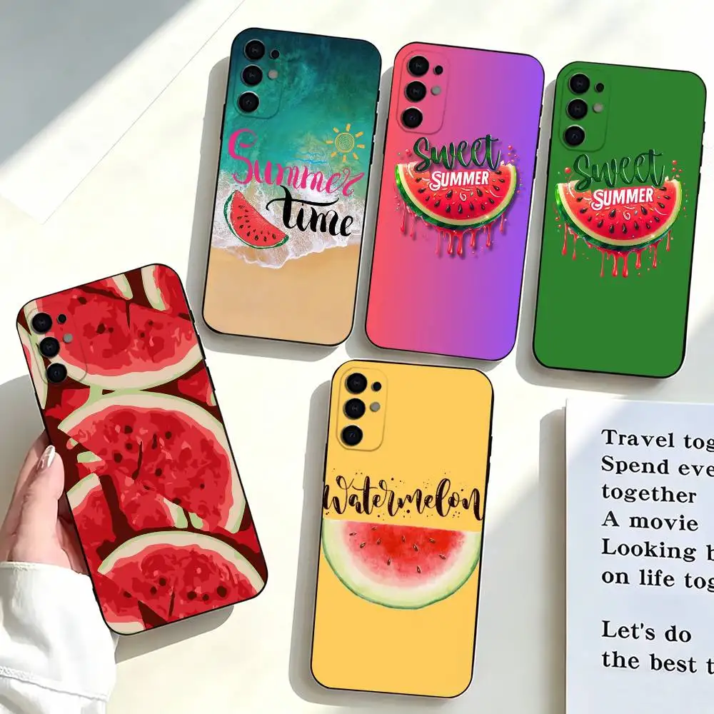 I Love MY-y Watermelon-n  Phone Case For Samsung S25,S24,S21,S22,S23,S30,Ultra,S20,Plus,Fe,Soft Silicone Black Cover