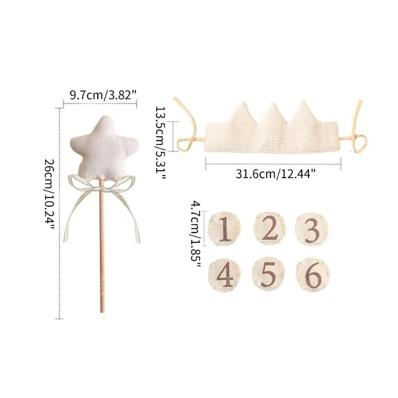J15U التصوير الدعائم الطفل حفلة عيد ميلاد الديكور هدايا عيد ميلاد الطفل الاحتفال الديكورات لوازم البيج/الأزرق/الوردي/البني #6