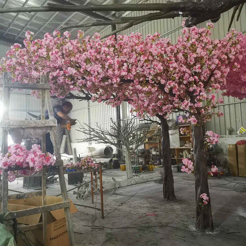 

3m height artificial arch cherry blossom tree for wedding decoration