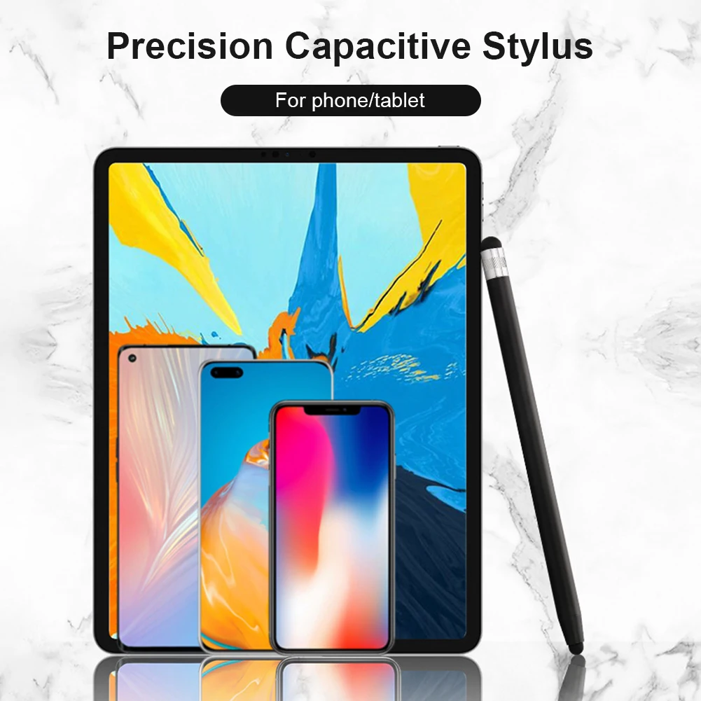 Capacitive Stylus Pen 2 in 1 Rubber Tips Stylus Pencil for for for for for for Android Device - view 3