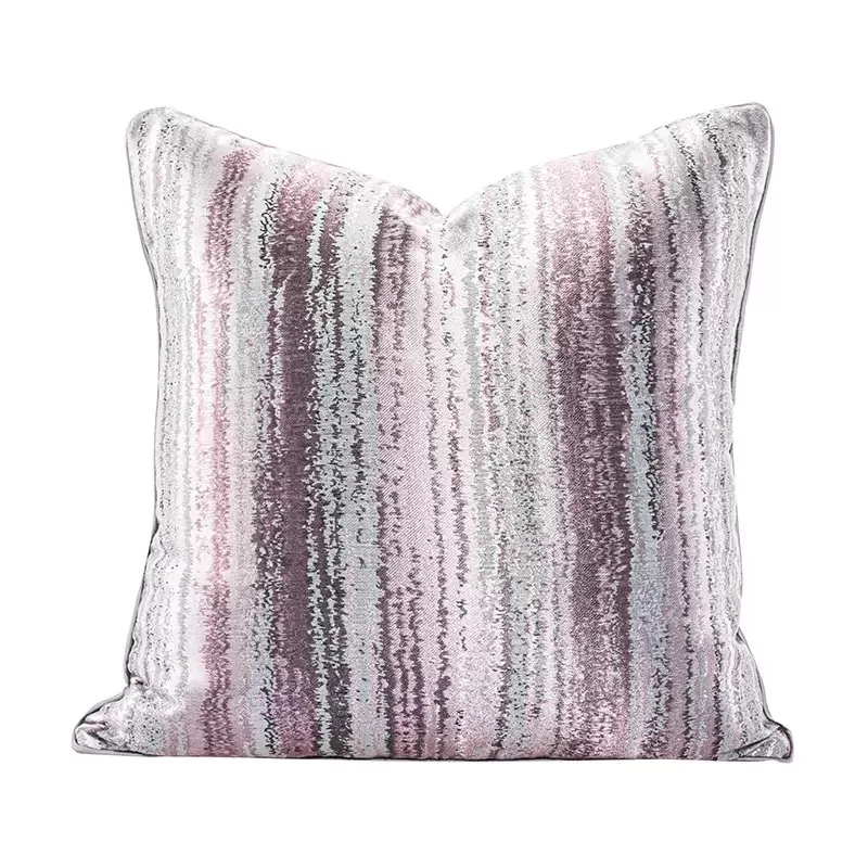 Hinyeatex Fashion Modern Grey Woven Sofa Office Home Decorative Geometric Pillow Case 1 Piece Pack 45x45cm