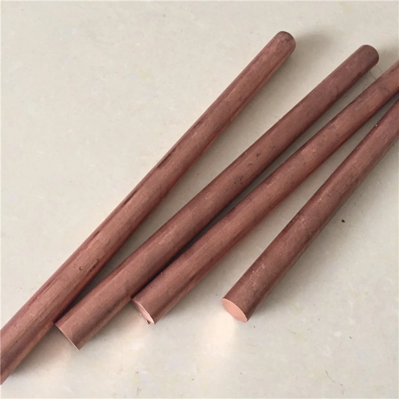 C18150 Chromium Zirconium copper rod Diam 3mm-60mm CuCrZr stick electric welding electric soldering CNC Material Length 500MM