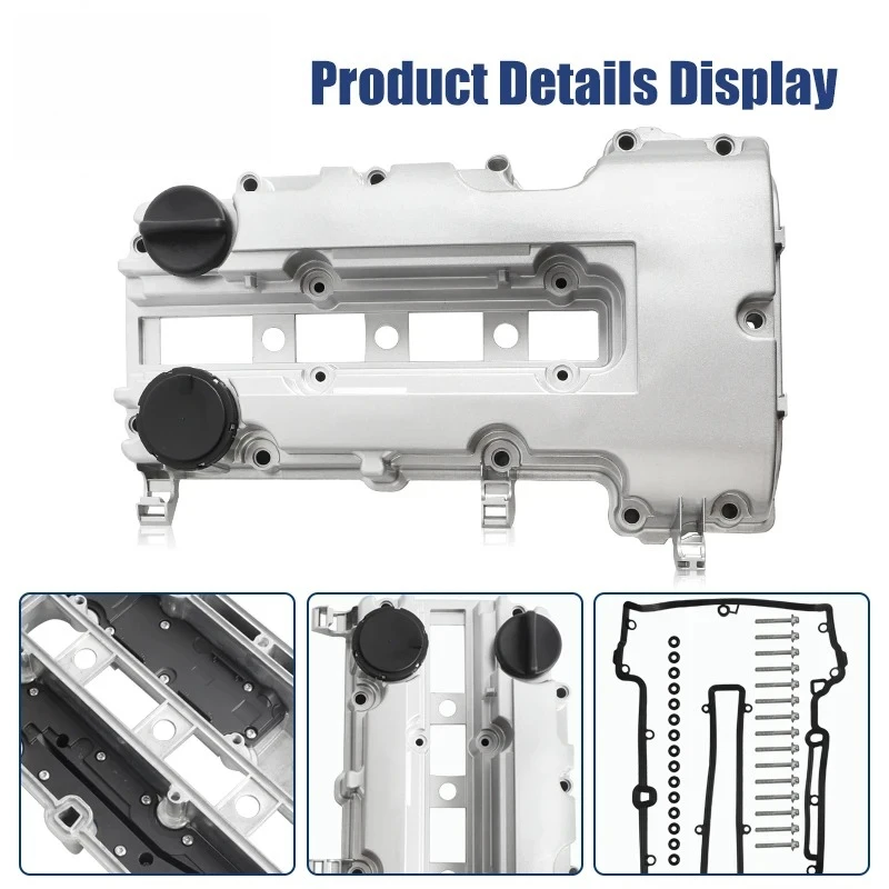25198874 55573746 New Aluminum Engine Valve Cover For Vauxhall/Opel ASTRA 1.4T/Buick Encore/Chevy Cruze Sonic 1.4 Turbo 25198498