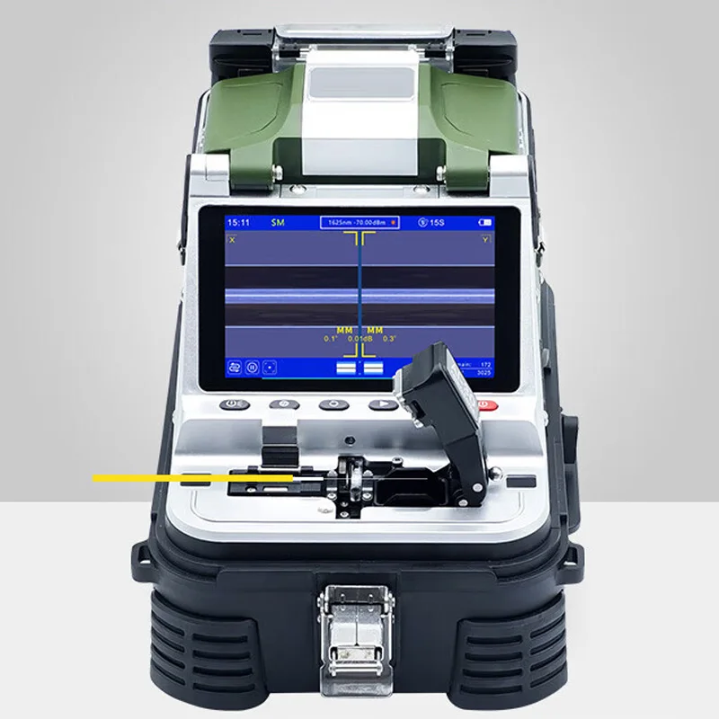Machine d'épissure de fusion de fibres AI-20/AI-30, couperet de fibres en une étape, 6 moteurs, kits d'outils de compteur de puissance VFL