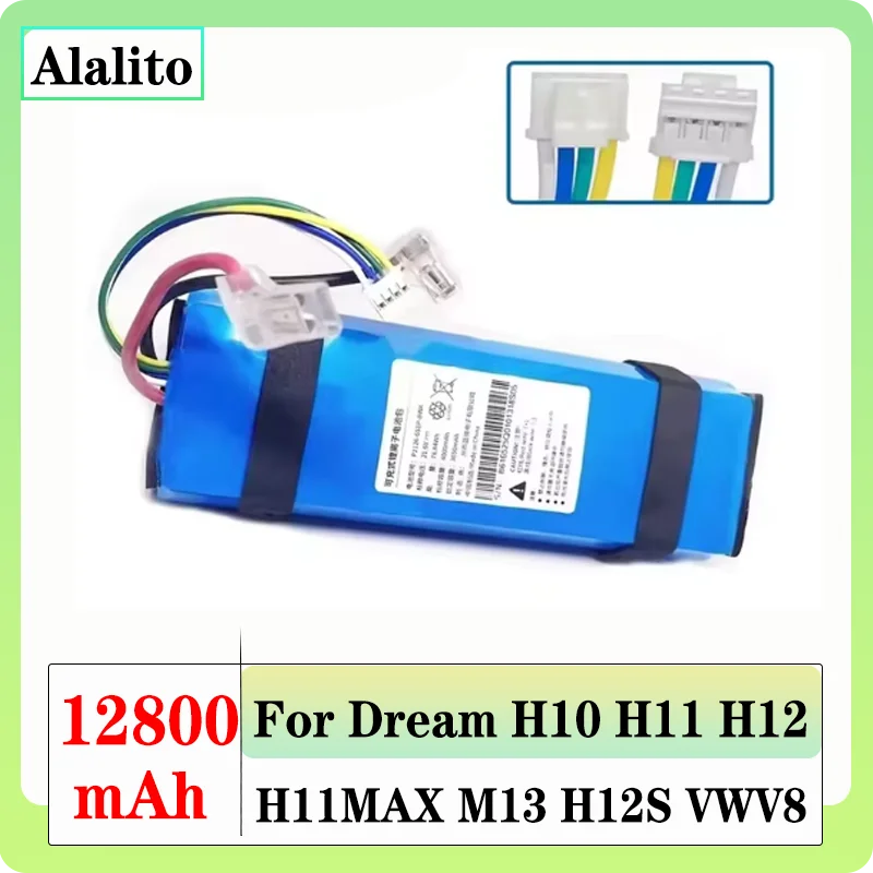 

NEW 21.6V 100% Original 12800mAh for Dream H10 H11 H12 H11MAX M13 H12S VWV8 HHR24A Floor Scrubber Rechargeable Battery