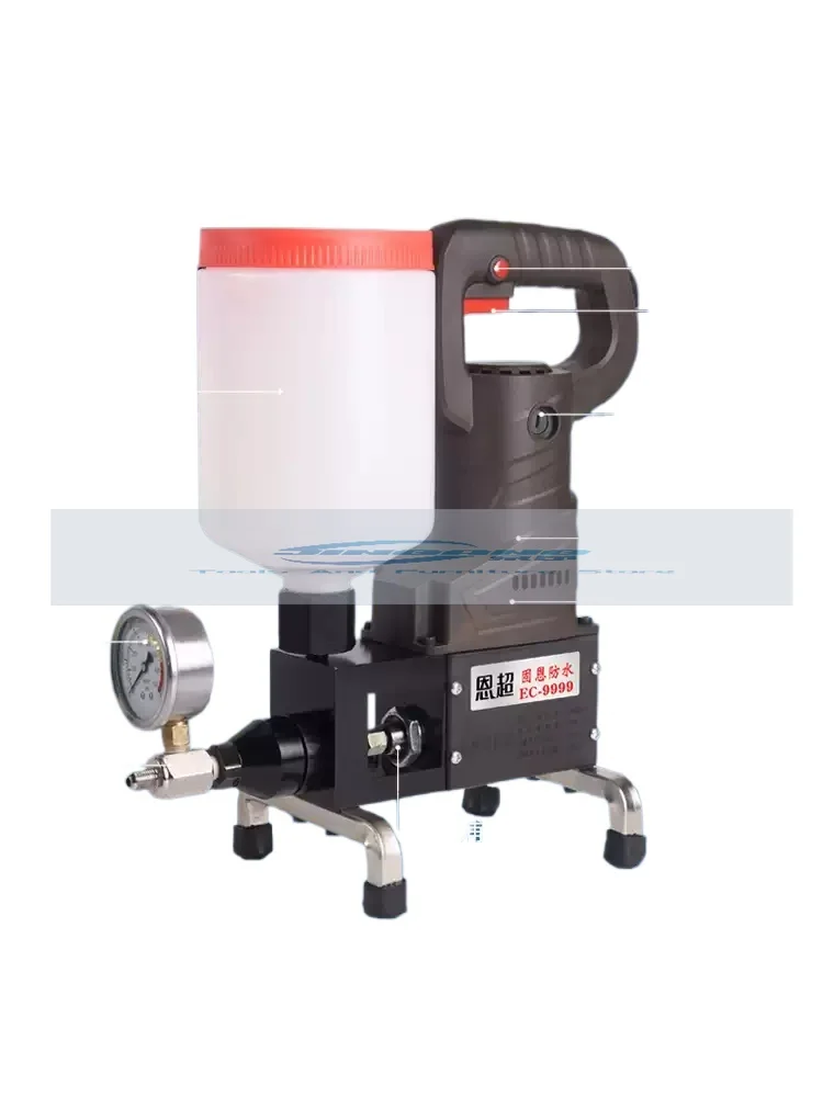 EC-9999 High Pressure Epoxy Grouting Machine 220V/1100W Epoxy/Polyurethane Foam Injection Pump Crack Repair and Plugging Machine