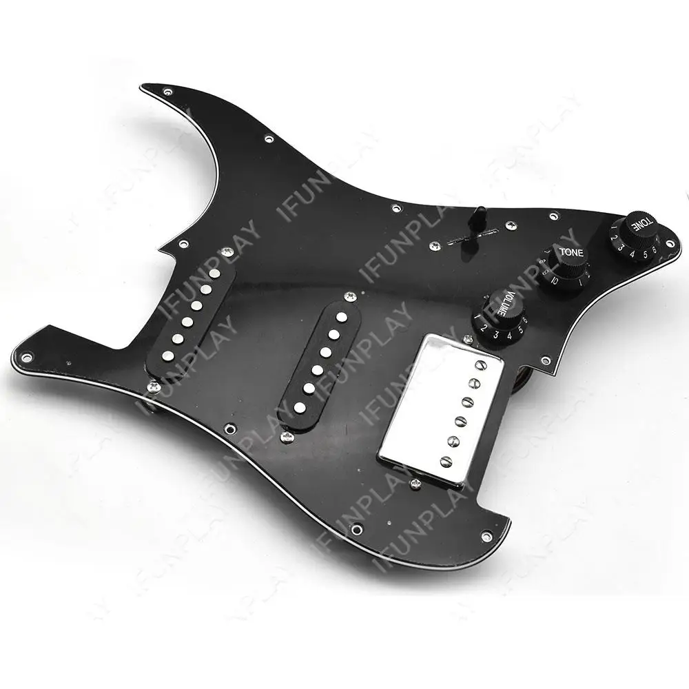 1 قطعة SSH الغيتار الكهربائي بيكجوارد لاقط الأسلاك محملة مسبقا Pickguard SSH الغيتار Pickguard خدش لاقط الجمعية #3